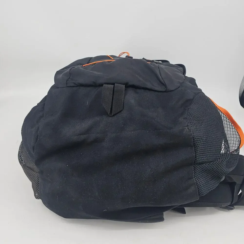JanSport Big Bear 82 internal frame hiking backpack black orange Gorpcore Gorp